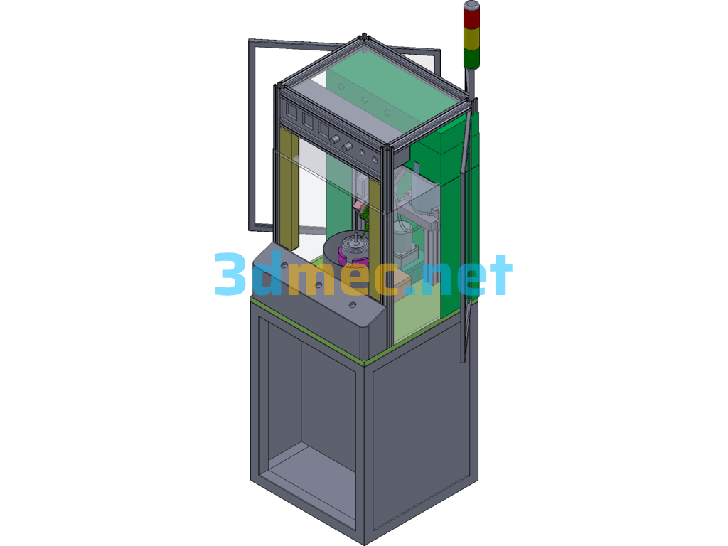 Motor Casing Oiling Machine SolidWorks 3D Model Free Download