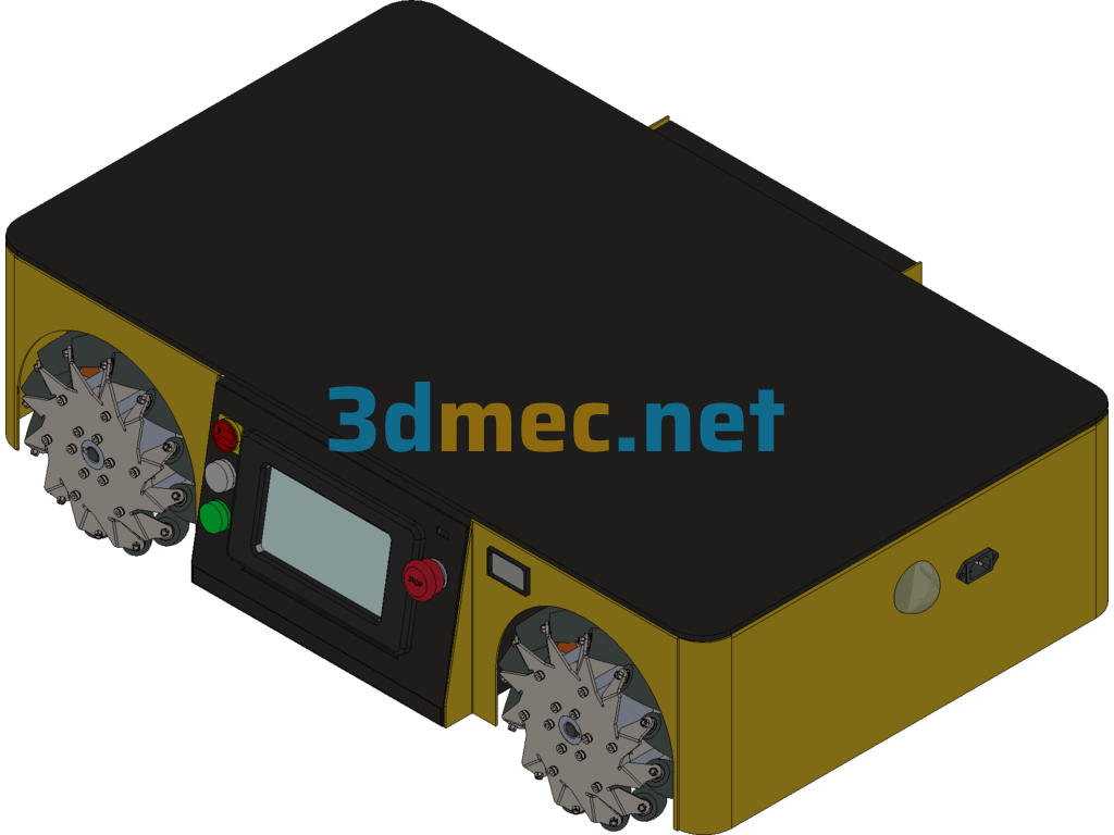McNamee Wheel Agv Trolley SolidWorks 3D Model Free Download