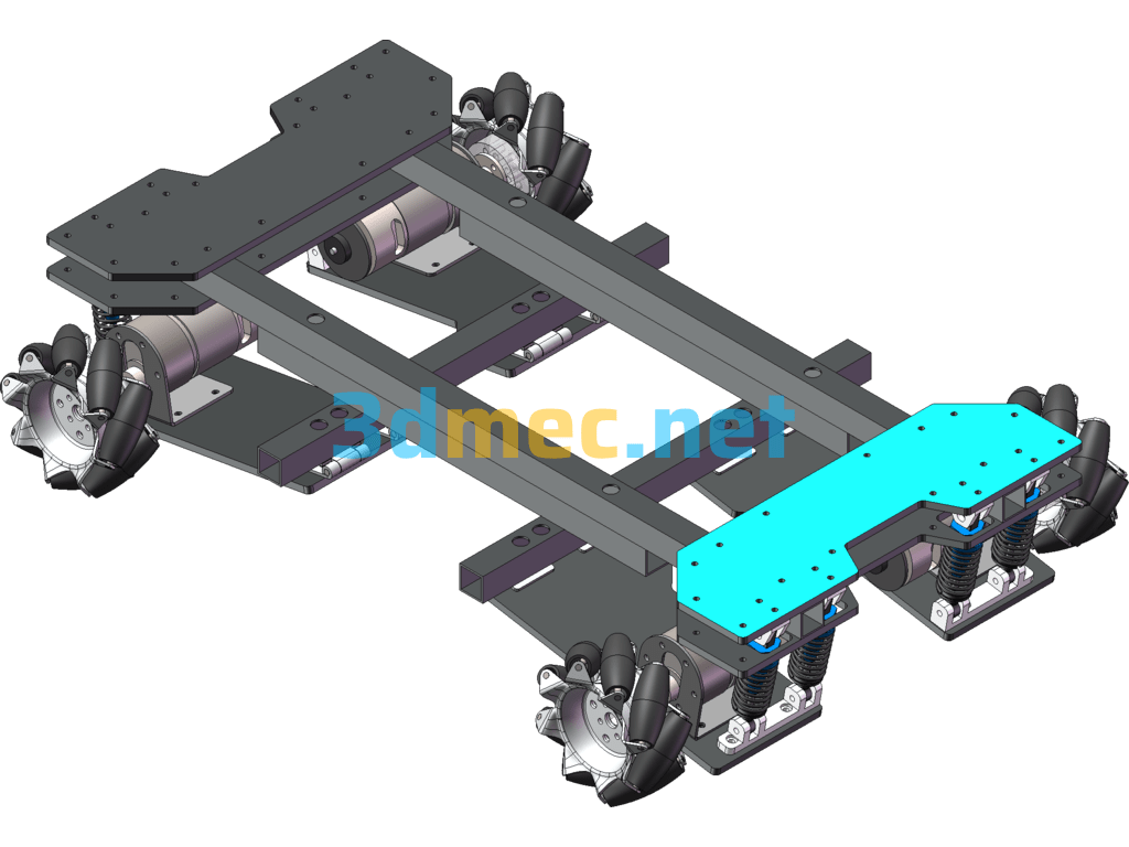 McNamee Wheel Independent Suspension Chassis SolidWorks 3D Model Free Download