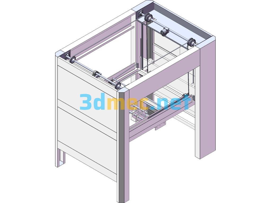 Gantry Palletizers SolidWorks 3D Model Free Download