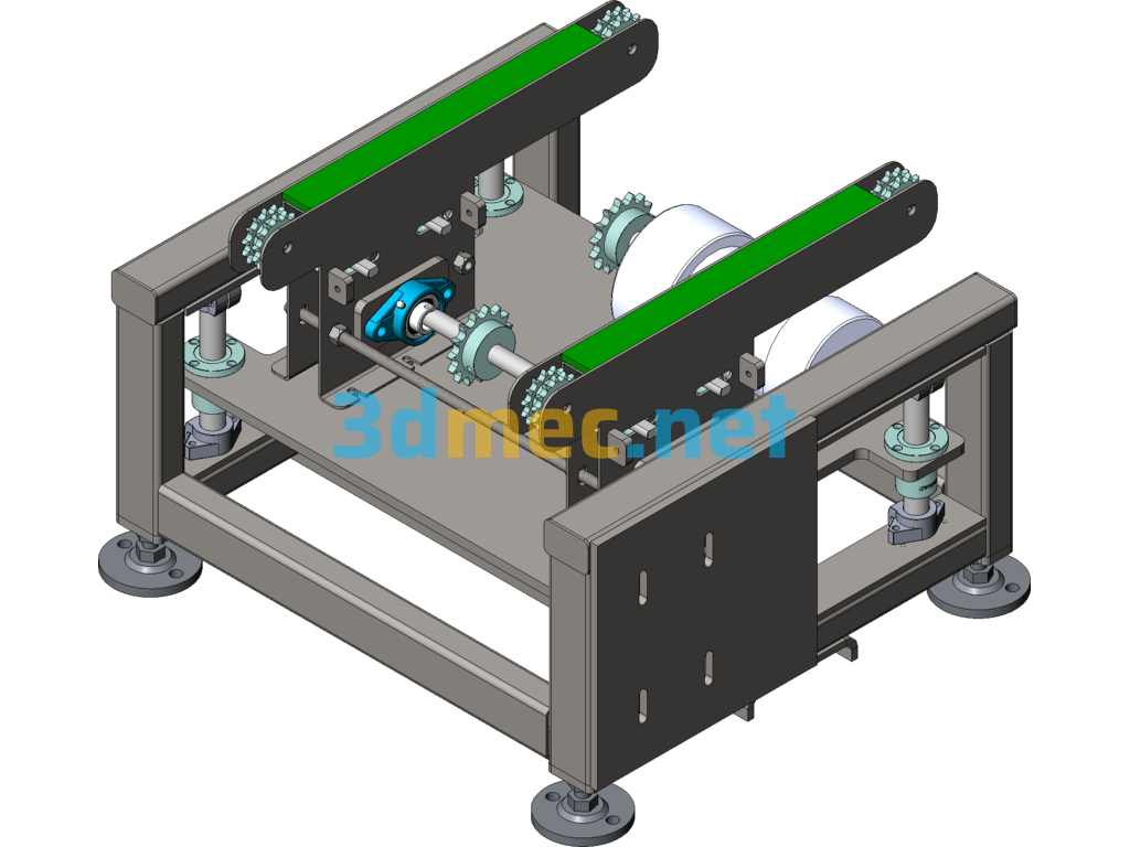 Z2021-4 - Jacking Transplanter SolidWorks 3D Model Free Download