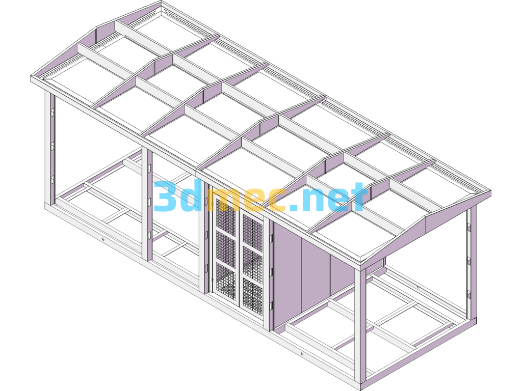 1600KVA Box Transformer 3D Model + CAD Drawing Mass Production SolidWorks 3D Model Free Download