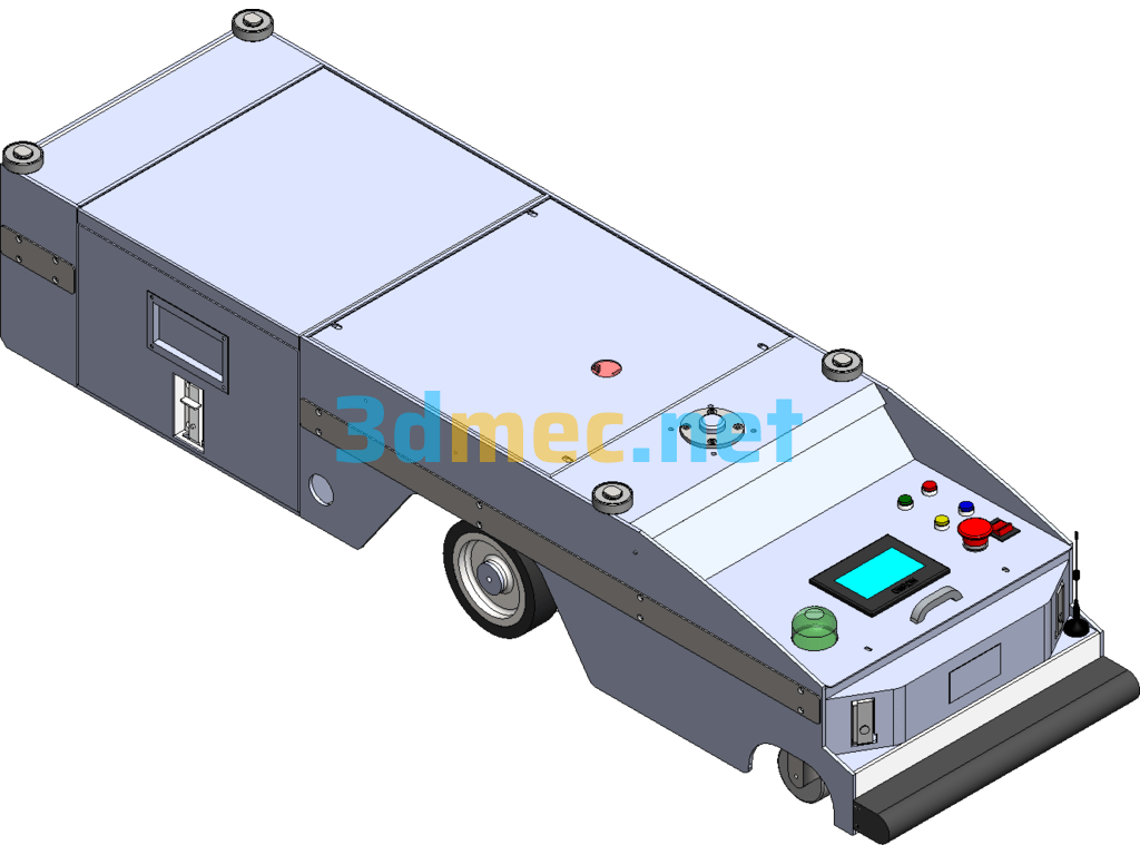 AGV Cart Related Drawings Package (18 Copies) SolidWorks 3D Model Free Download
