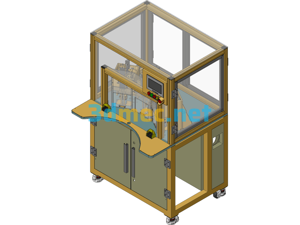 Automatic Shim Locking Machine SolidWorks 3D Model Free Download