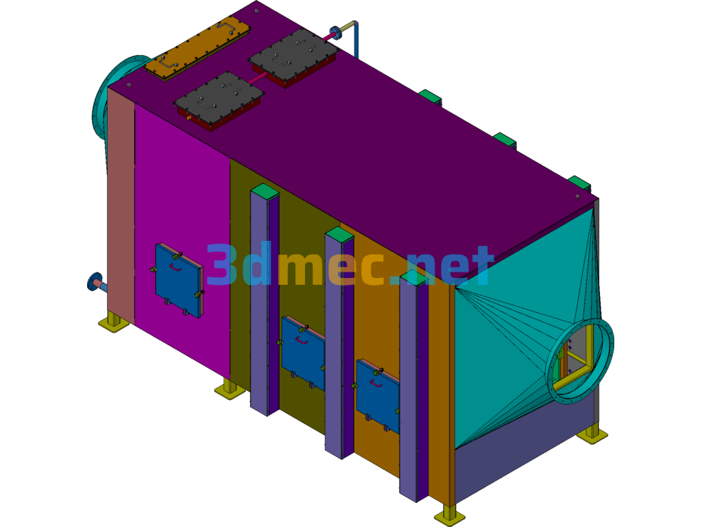 2000H Air Volume Plasma Equipment 3D+BOM+Engineering Drawings SolidWorks 3D Model Free Download