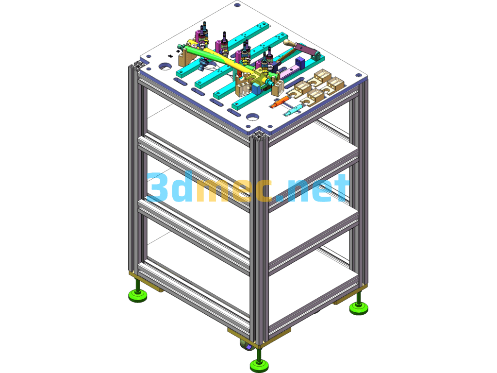 Multi-Function Jig Machine SolidWorks 3D Model Free Download
