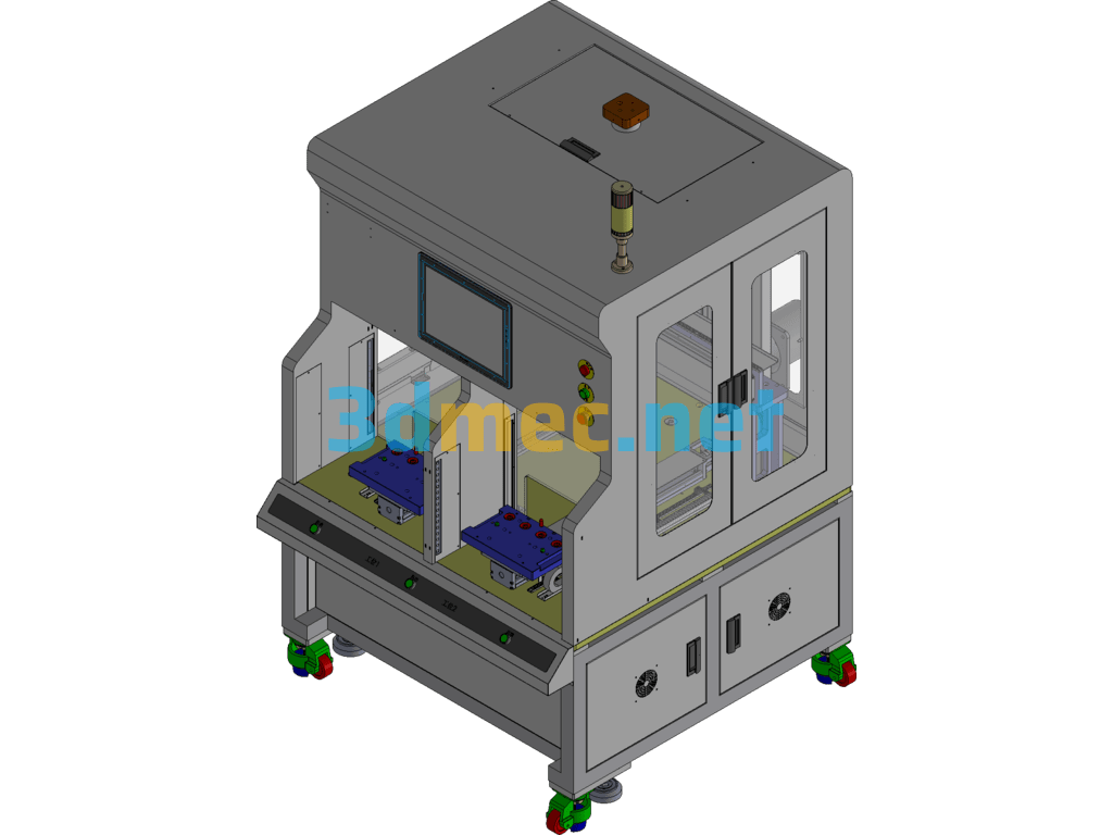 Plasma Cleaning Equipment Exported 3D Model Free Download