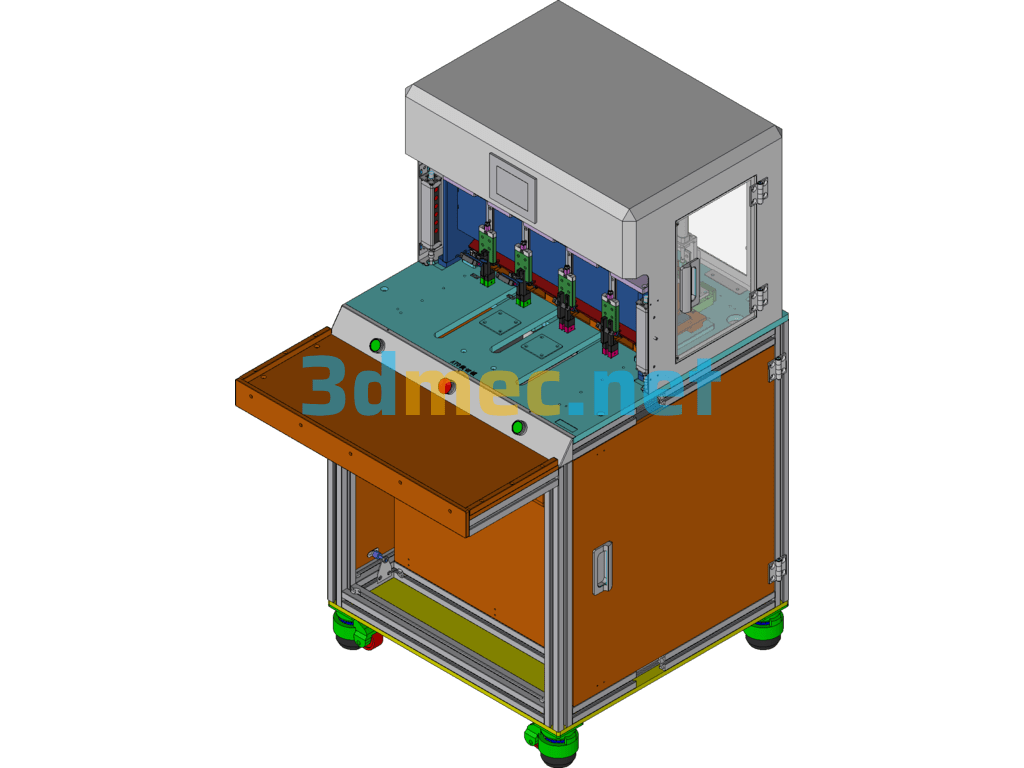 Battery Nickel Sheet Cutting And Leveling Equipment Exported 3D Model Free Download
