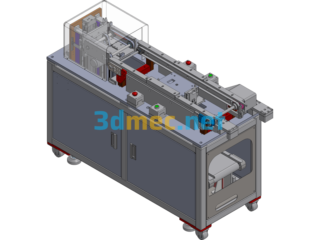 Lift With Assembly Line Exported 3D Model Free Download