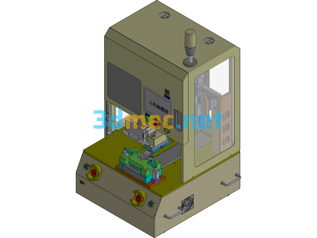 Desktop Automatic Locking Screw Machine Exported 3D Model Free Download
