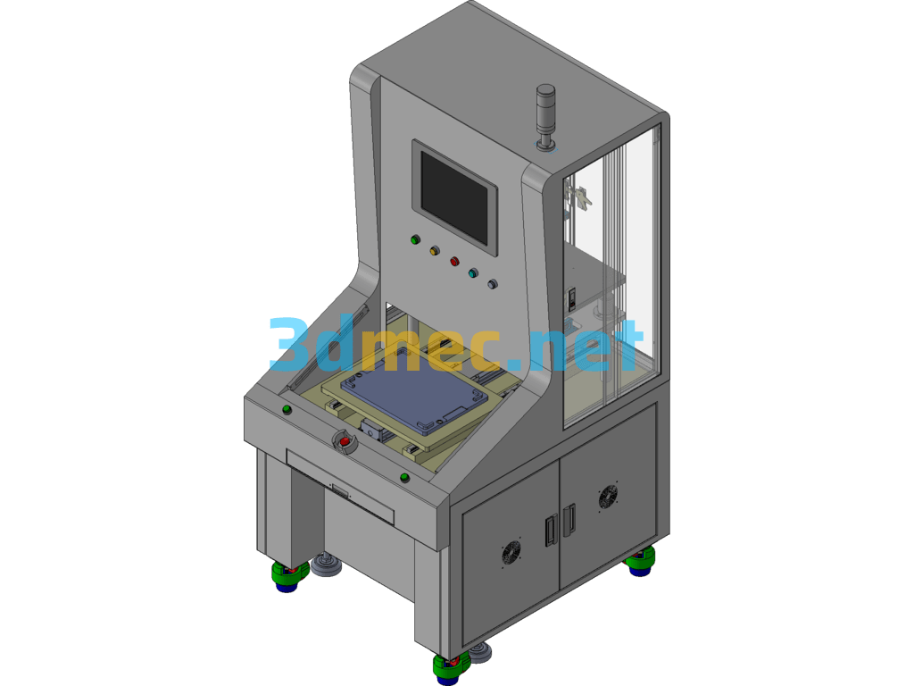 Stand-Alone Pressurized Equipment Exported 3D Model Free Download