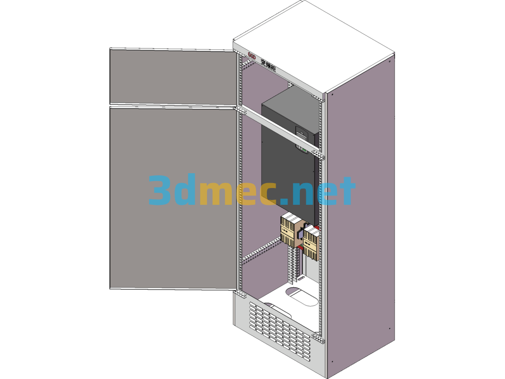 Inverter Star-Delta Starting Cabinet SolidWorks 3D Model Free Download