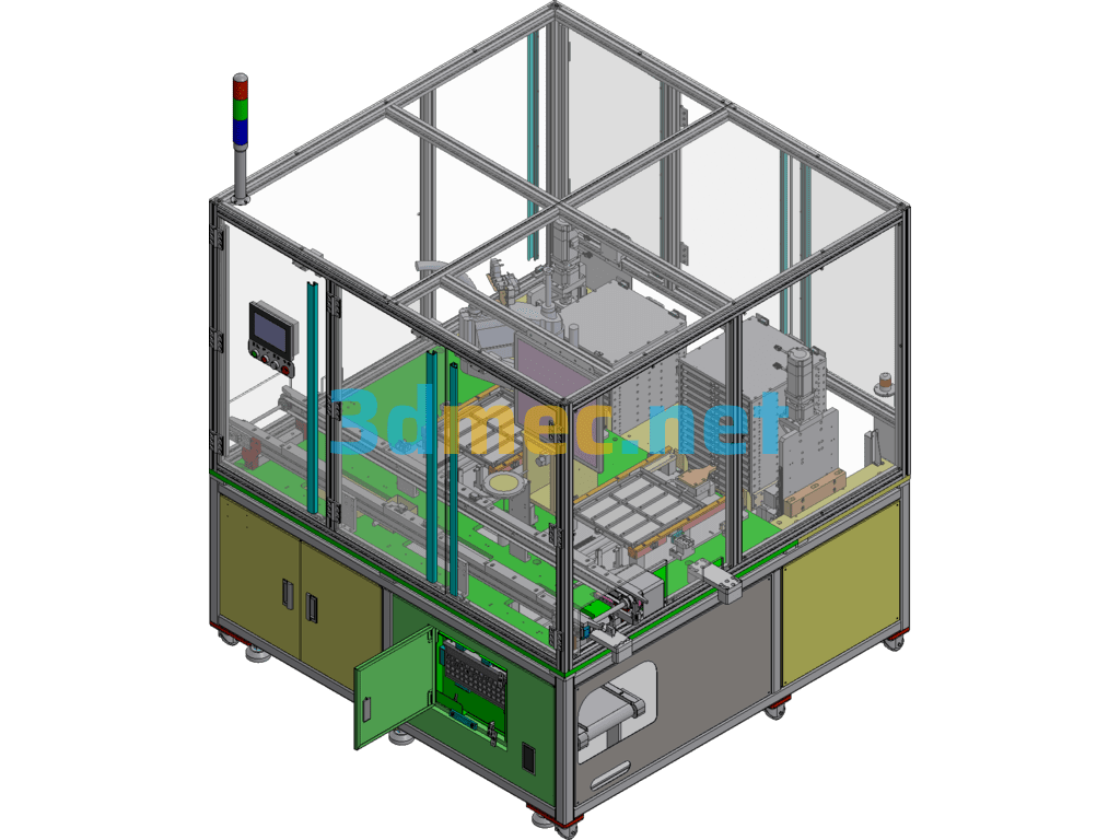 Robotic Automatic Loading Assembly Equipment Exported 3D Model Free Download