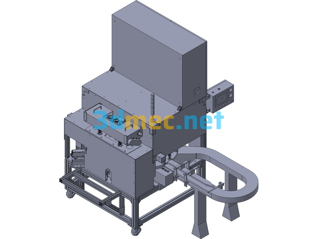 Mascara Filling And Capping Machine Exported 3D Model Free Download