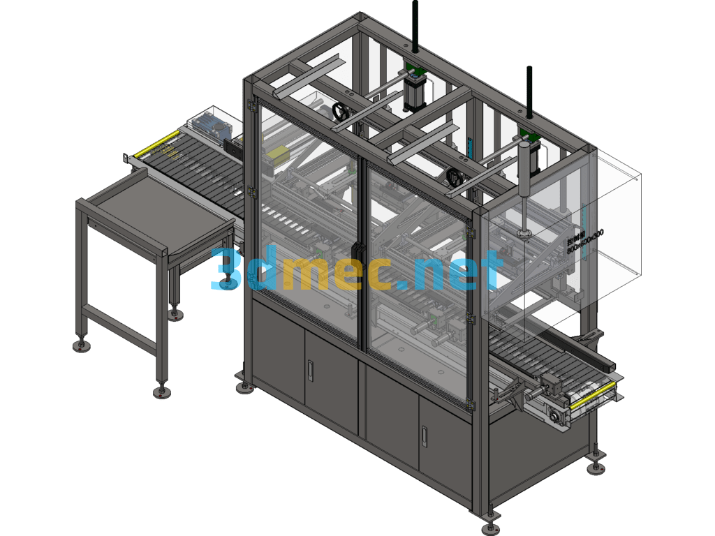 Fully Automatic Double-Station High-Pressure Tightness Testing Machine SolidWorks 3D Model Free Download
