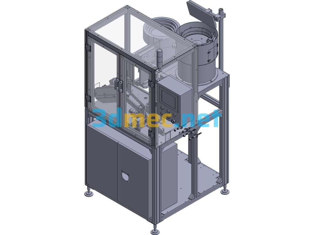 Needle Roller Automatic Assembly Machine Exported 3D Model Free Download