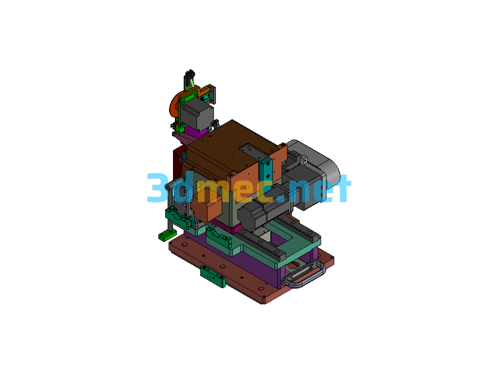Cam Pin Module Exported 3D Model Free Download