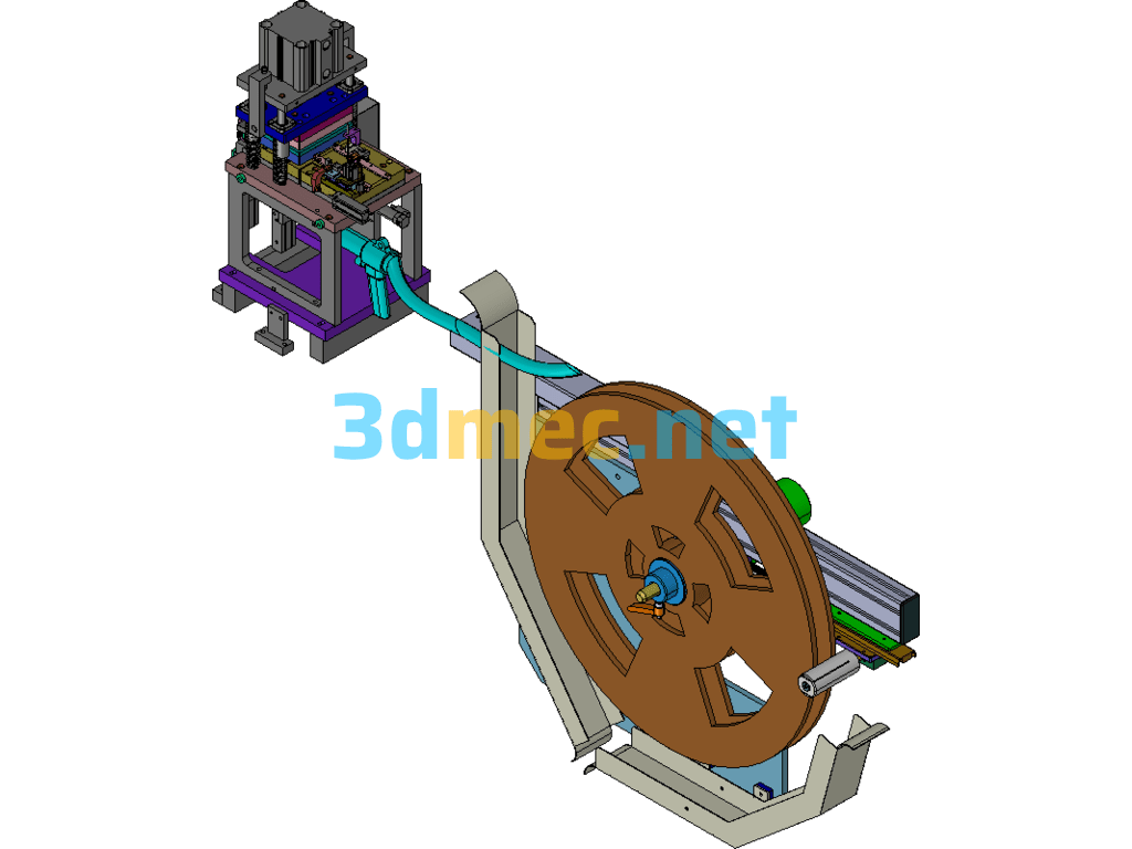 SIM Cutting Die Exported 3D Model Free Download