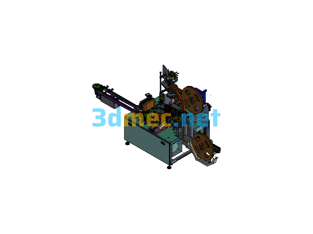 SIM Card Assembly Equipment Exported 3D Model Free Download