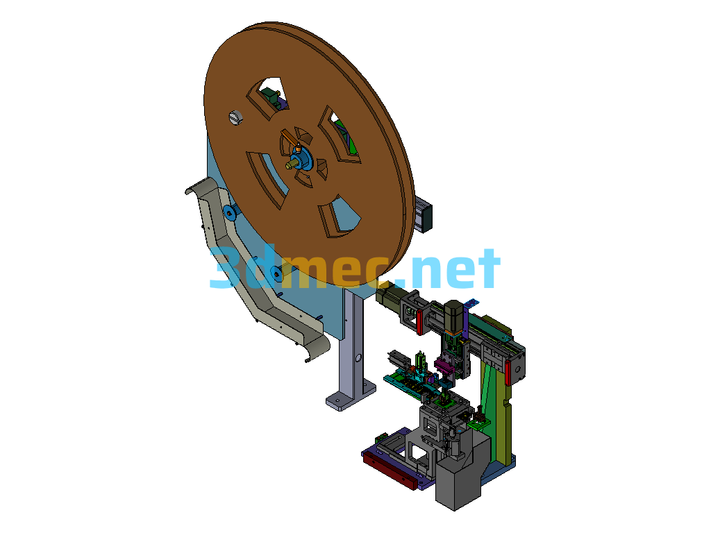 Iron Shell Cutting Module Exported 3D Model Free Download