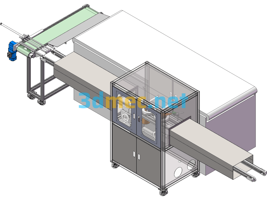 Production Equipment Has Been Produced Automatic Spraying Equipment + Engineering Drawings + BOM SolidWorks 3D Model Free Download