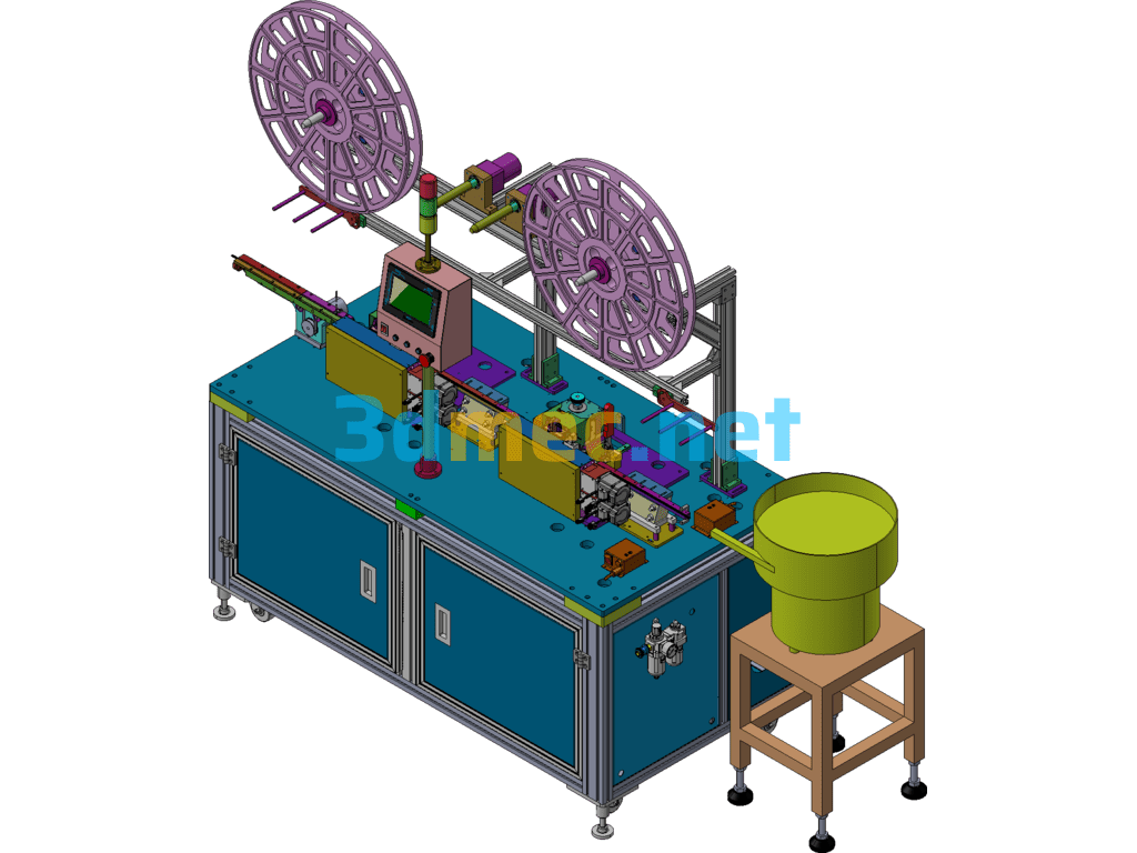 FPC High Speed Cam Pin Inserter Creo(ProE) 3D Model Free Download