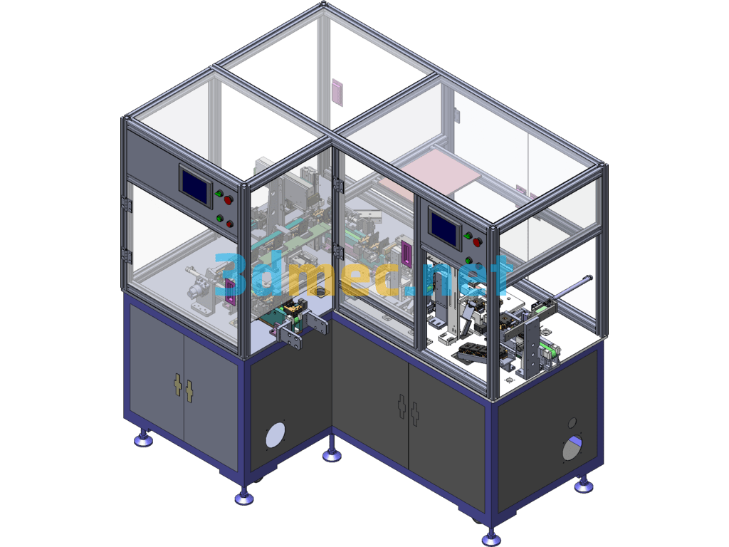 A Kind Of Thread Positioning Machine SolidWorks 3D Model Free Download