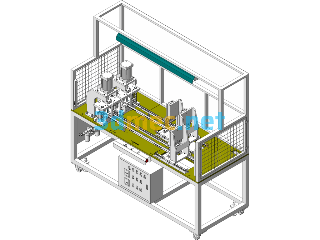 A5 Door Strip Precision Cutting Machine SolidWorks 3D Model Free Download