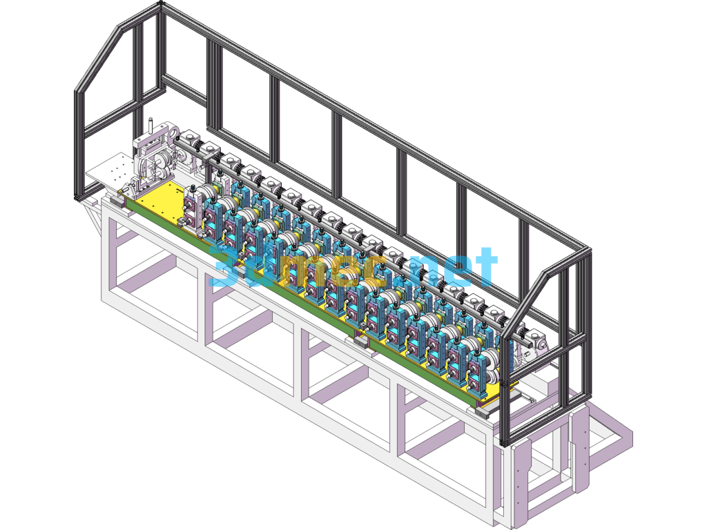 Molding Machine Equipment SolidWorks 3D Model Free Download