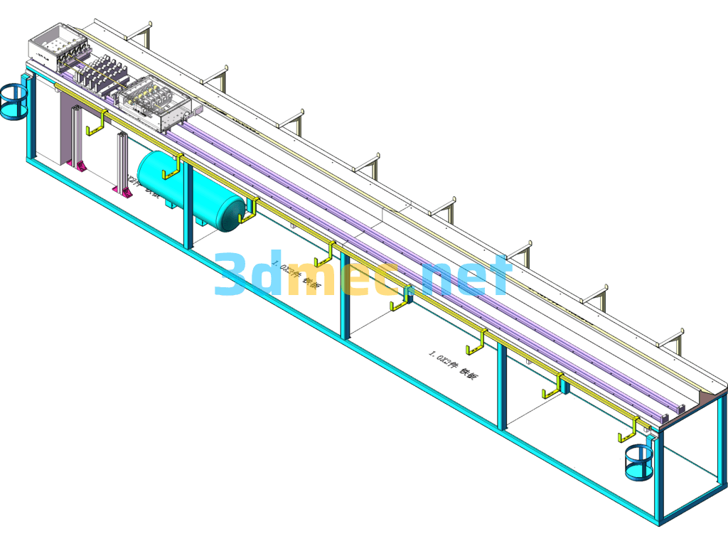 Metal Tube Inspection Tooling SolidWorks 3D Model Free Download
