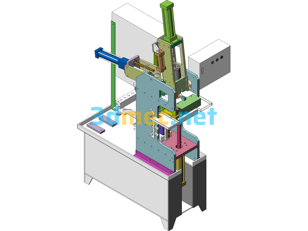 Fusion Splicer Equipment SolidWorks 3D Model Free Download