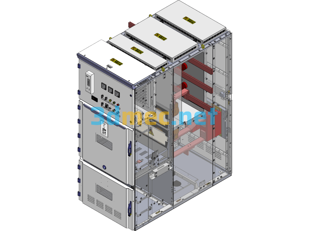 Second-Generation Center-Mounted Cabinet KYN28A-12 SolidWorks 3D Model Free Download