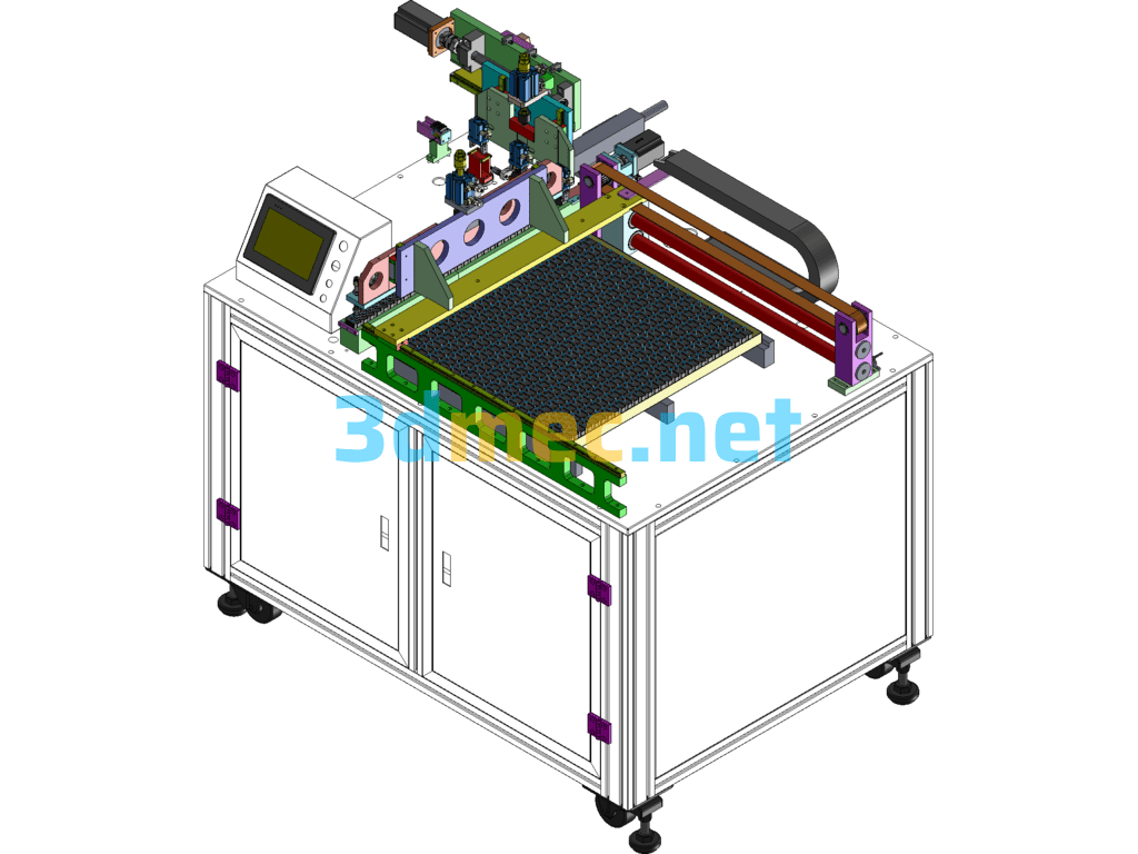 Automatic Printing Equipment SolidWorks 3D Model Free Download