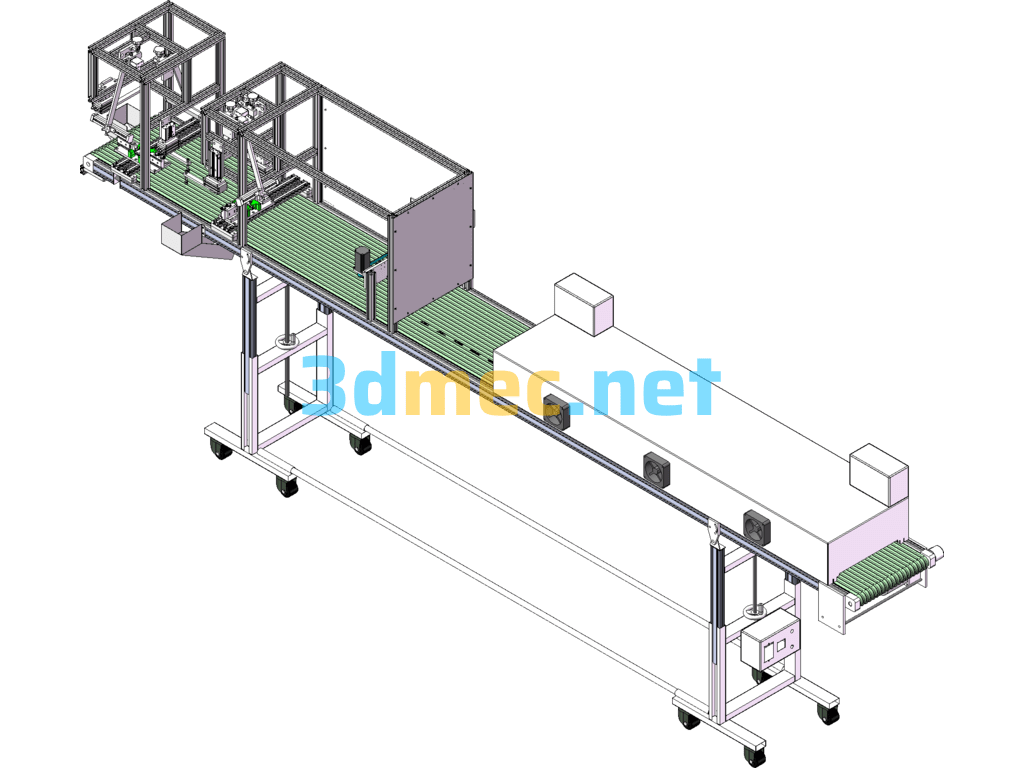 Drying Line Image Inspection SolidWorks 3D Model Free Download