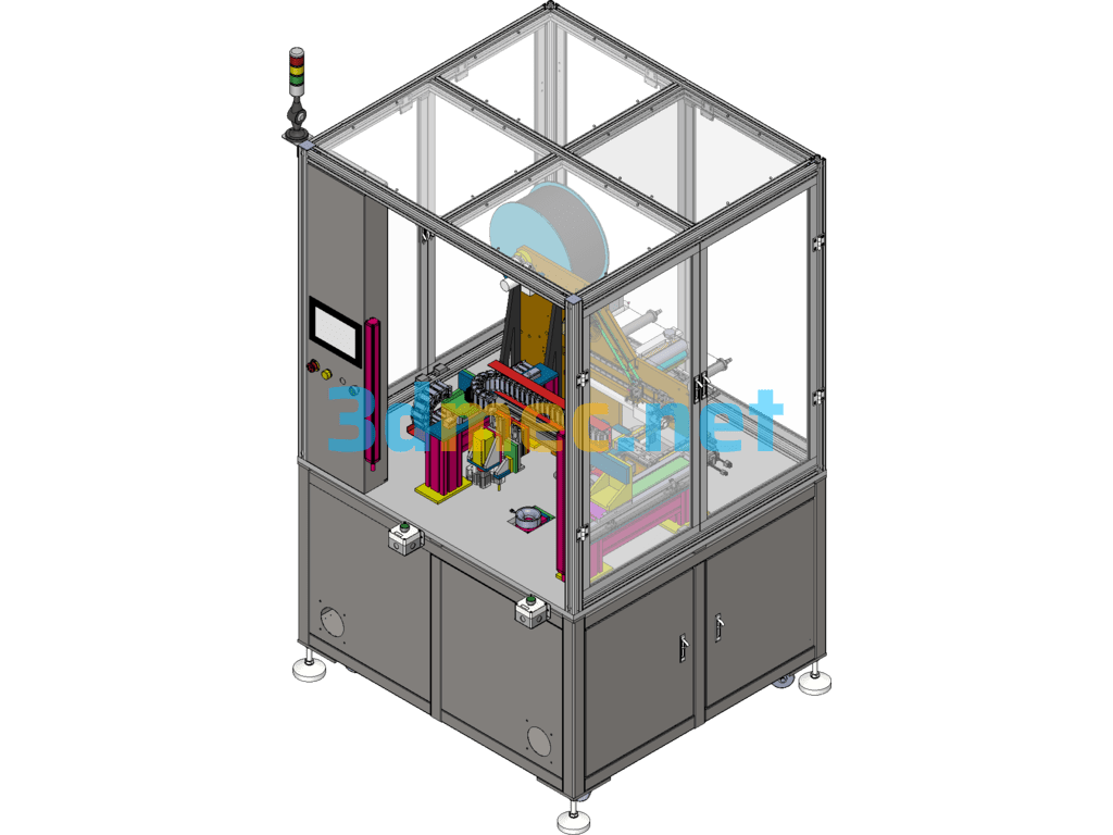 Appearance Full Inspection Attaching Machine SolidWorks 3D Model Free Download
