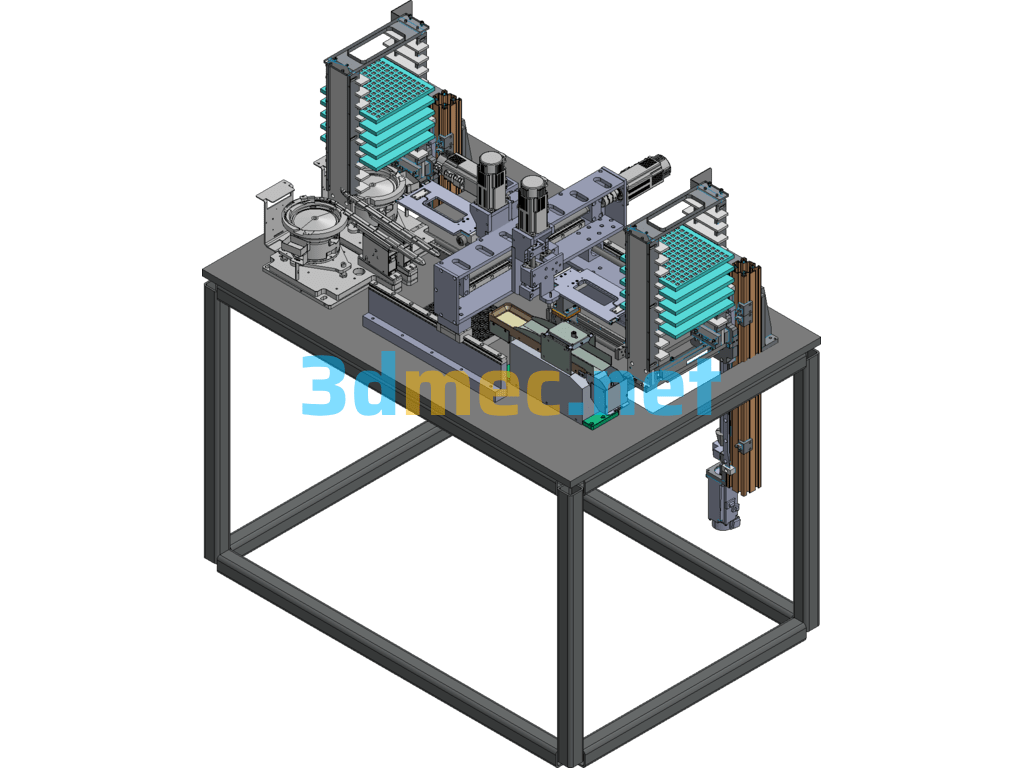 Racking Machine Exported 3D Model Free Download
