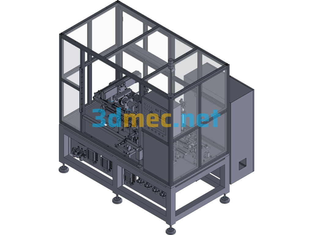 Handle Screw Tightening Machine Exported 3D Model Free Download