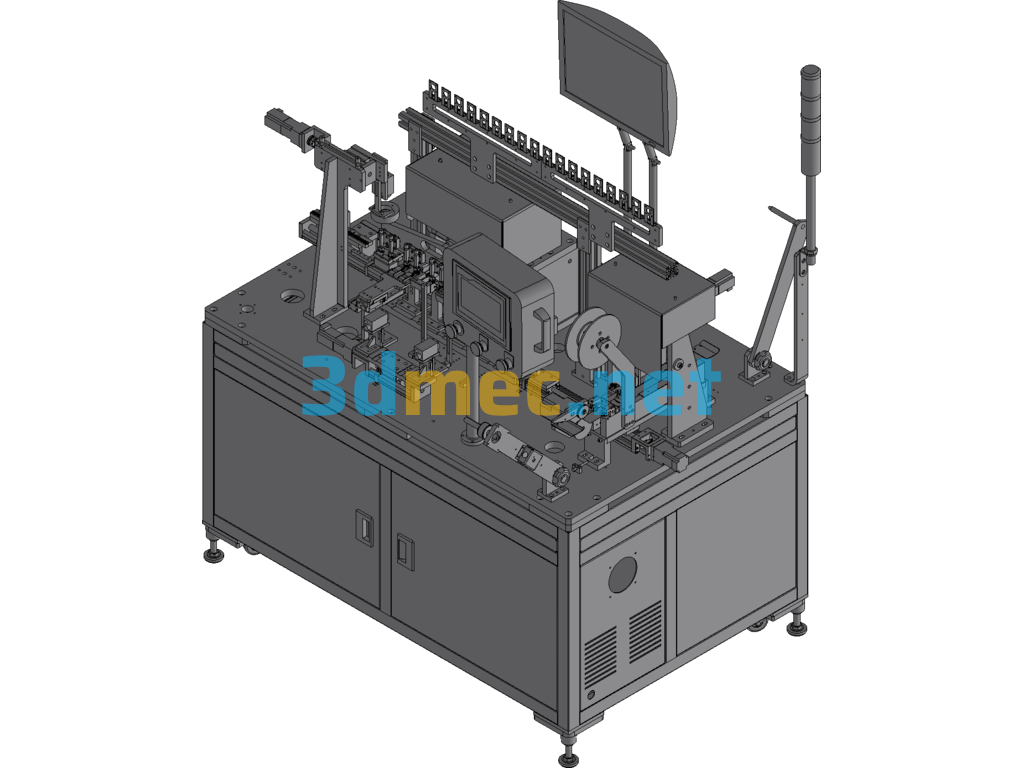 Terminal Loading Inspection Equipment Exported 3D Model Free Download