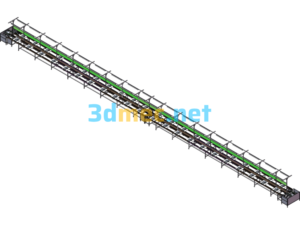 35M Assembled Multiplier Chain SolidWorks 3D Model Free Download