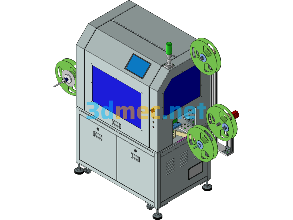 Automatic Cutting And Packing Machine Exported 3D Model Free Download