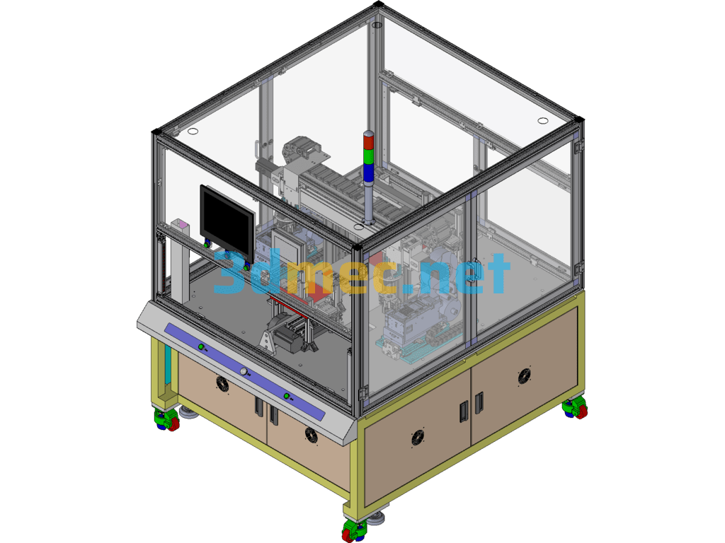 Computer Camera Shell Gluing Equipment Exported 3D Model Free Download