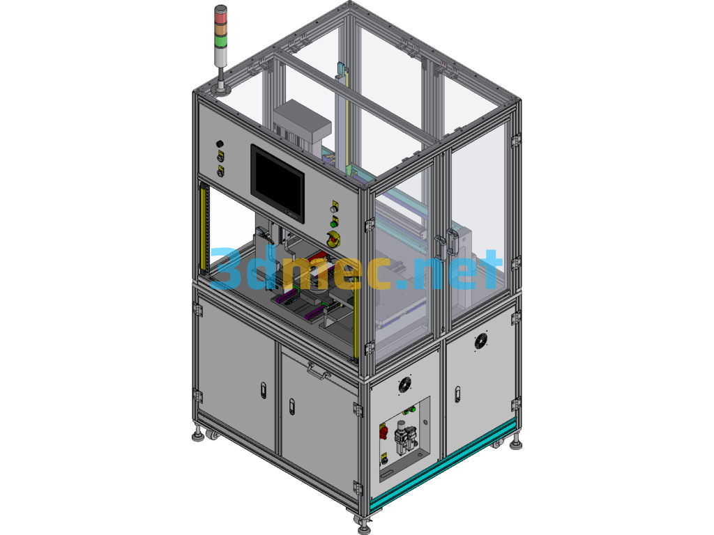 Automatic Welding Equipment Exported 3D Model Free Download
