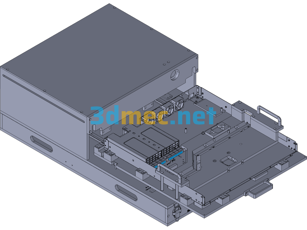 Server Assembly Fixture Exported 3D Model Free Download
