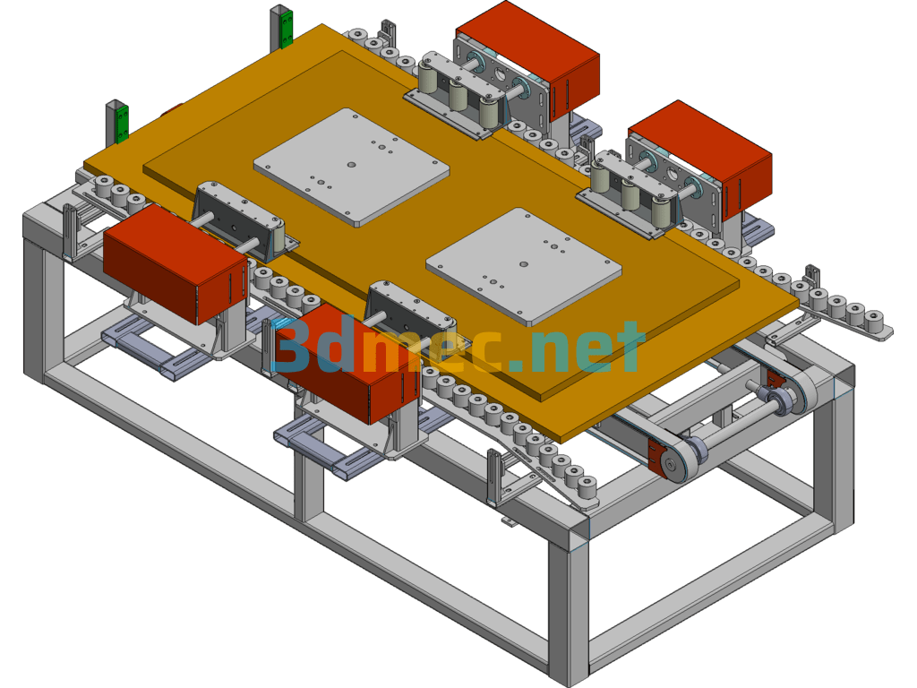 Stacking Machine For Baling Boards Exported 3D Model Free Download