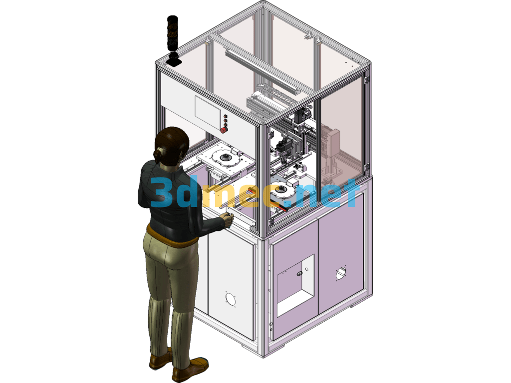 Workpiece Grinding Machine SolidWorks 3D Model Free Download