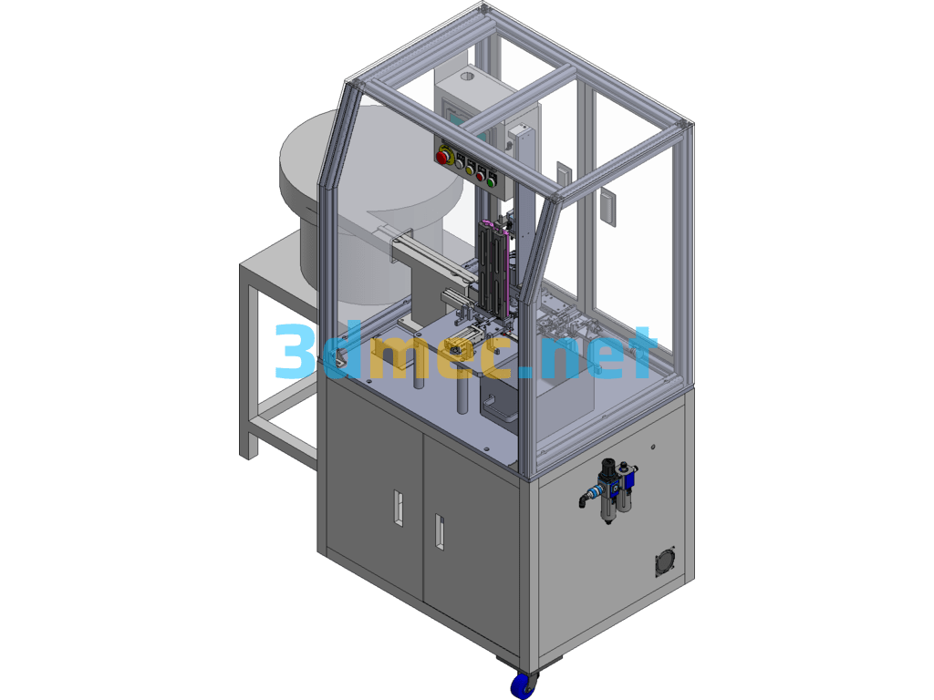 Battery Insulation Patch Press-In Machine Exported 3D Model Free Download