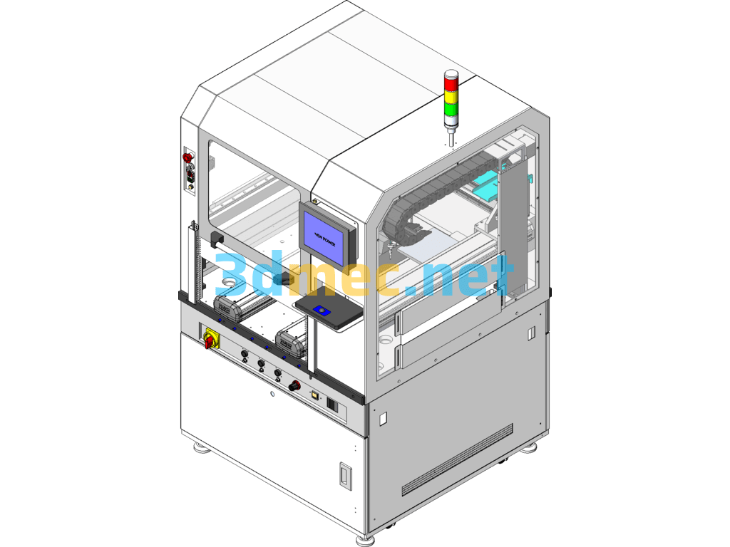 Non-Standard Customized Automatic Screwdriving Machine SolidWorks 3D Model Free Download