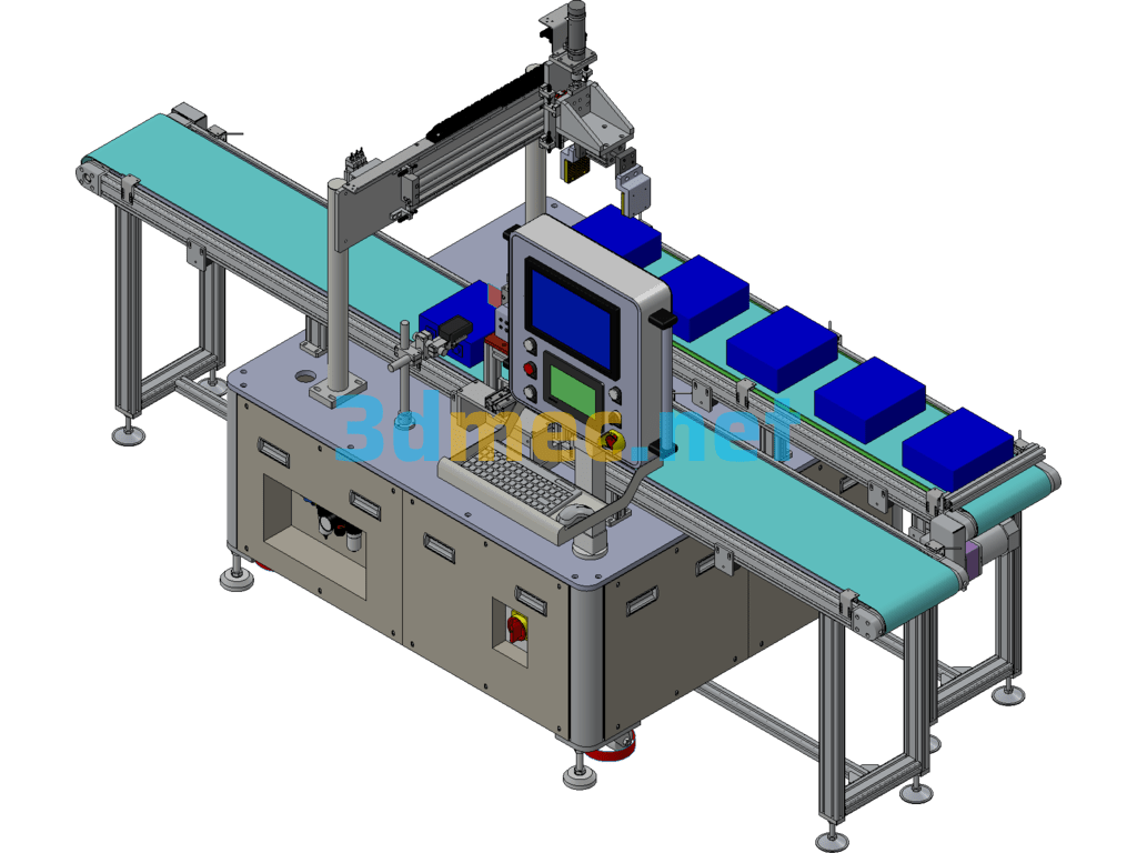 OCV Inspection Sorting Machine Catia 3D Model Free Download
