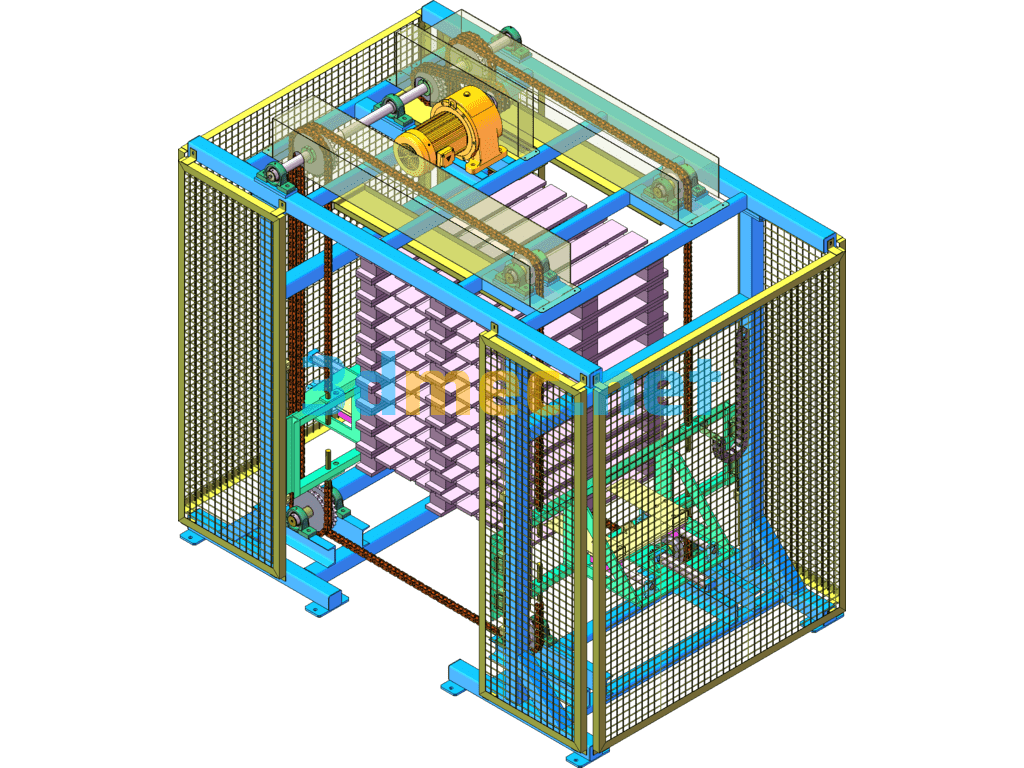 Depalletizer SolidWorks 3D Model Free Download
