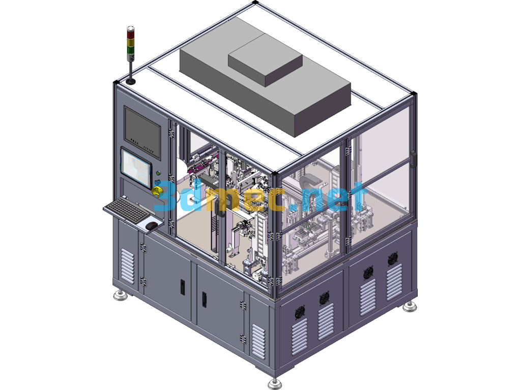 Needle Assembly Equipment SolidWorks 3D Model Free Download